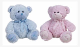Baby Boy And Baby Girl Bear - Teddy Bear