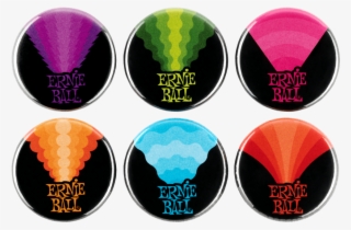 Colors Of Rock'n'roll 1'' Assorted Buttons - Ernie Ball