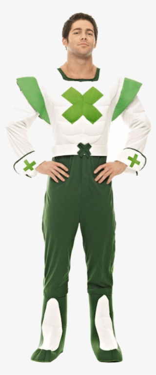 Adult Official Green Cross - Green Cross Code Man Costume