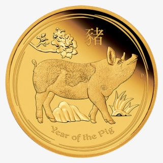 2019 The Year Of The Piggy Bank - Year Of The Pig Gold Coin