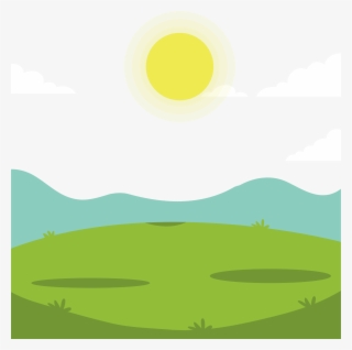 Paisaje De Pradera Animado