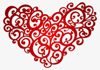 Floral Heart Png Transparent - Clip Art