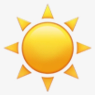 Sun Sticker - Iphone Sun Emoji
