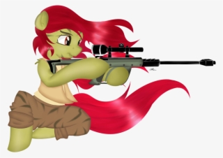 Saddnesspony, Dead Source, Earth Pony, Female, Gun, - Cartoon