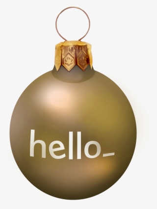 Dorado Brillante - Christmas Ornament
