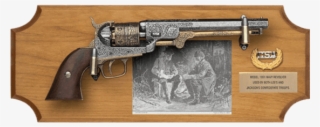 Generals Lee And Jackson Collector's Wood Display Plaque - Firearm