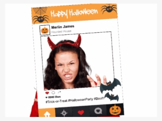Large Custom Halloween Social Media Photo Booth Frame - Halloween Costume Ideas Cheap Easy