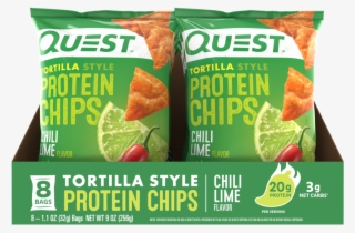 Chili Lime Tortilla Style Protein Chips - Potato Chip