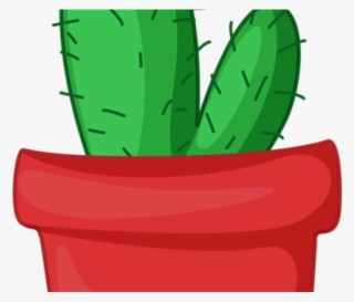 Cactus Clipart Potted - Potted Cactus Clipart
