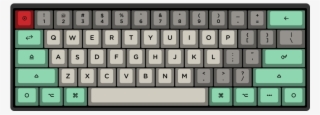 Seaside Mac By Hmh 61-key Custom Mechanical Keyboard - Apple Keyboard