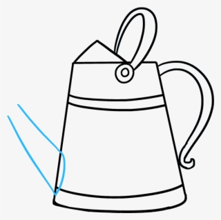 How To Draw Watering Can - Line Art