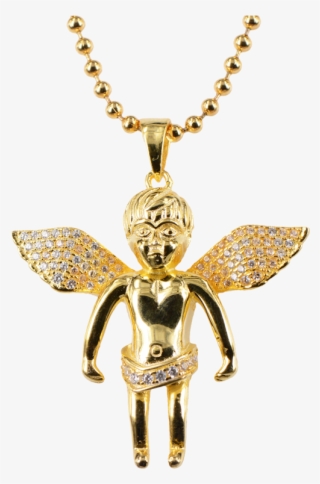 Wholesale High Quality Jewelry Angle Wings Girl Pendant - Necklace