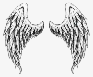 بال Sticker - Tattoo Stencils Angel Wings