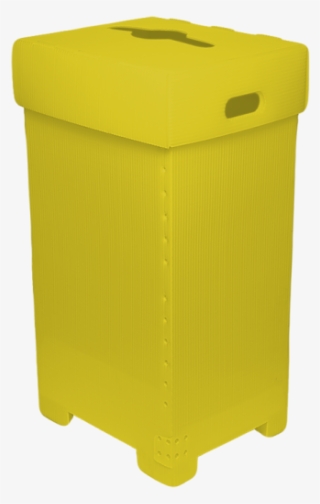 Plastic Recycling Bin With Lid - Plastic