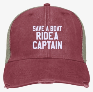 Save A Boat Ride A Captain Hat - Baseball Cap