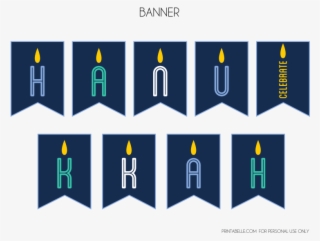 Pin It - Hanukkah Banner Printable