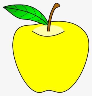 Png Transparent Stock Apple Clip Art At Clker Com Vector - Yellow Apple Clipart