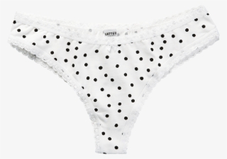 *brasilian Slip Black Dots - Underpants