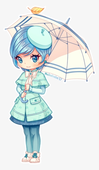 Girl Umbrella Transparent Png - Cartoon