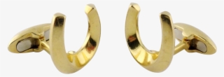 Vintage Tiffany & Co 18k Yellow Gold Horseshoe Cufflinks - Earrings