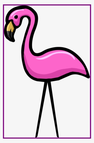 Marvelous Latest Lmfao Pink Flamingos Of Penguin - Cartoon Flamingo Transparent Png