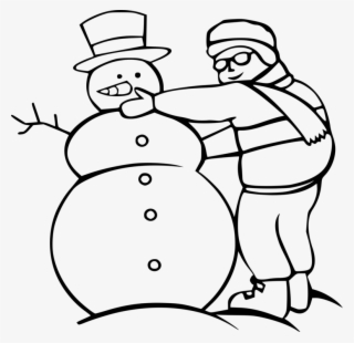 Building A Snowman Drawing