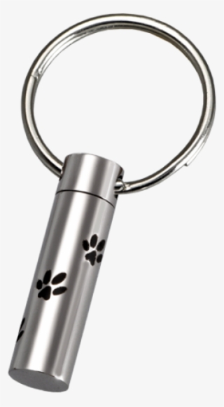 Stainless Steel Paw Prints Pet Key Ring - Keychain
