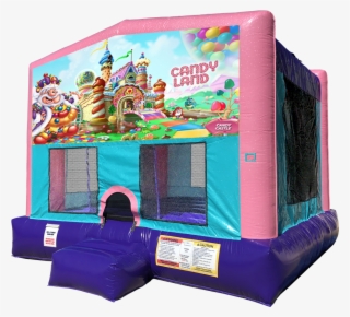 Candy Land Sparkly Pink Bounce House Rentals In Austin - Lol Surprise Bounce House