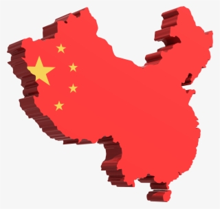 Map Of China/flag Of China Png Image - China Map Without Background