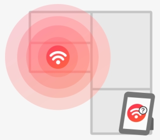 Your Frame Might Be Placed Out Of Range Of The Wifi-signal - Circle