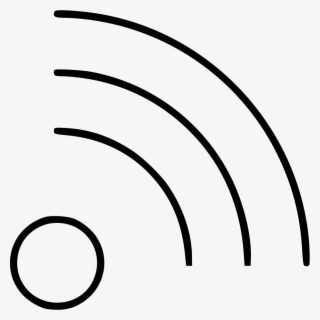 Wifi Signal Comments - Line Art