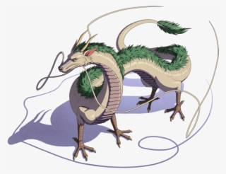 Example Of Cel-shaded Dragon Spirited Away Dragon, - Хаку Дракон
