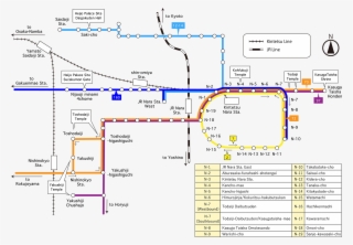 Nara City Bus Map