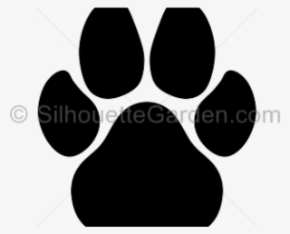 Tiger Print Clipart Silhouette - Paw
