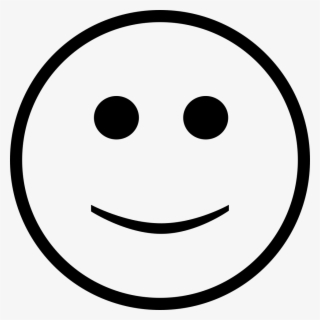 Png File - Smile Icon Black And White