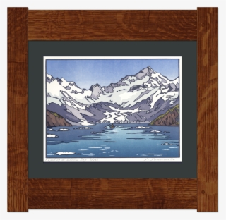 kayaking at glacier bay - picture frame