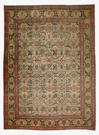 Antique Persian Dorokhsh Rug