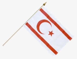 North Cyprus Hand Waving Flag - Drapeau Chypre Nord