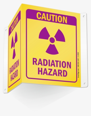 Caution Radiation Hazard Sign - Sign
