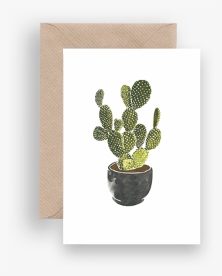 Classic Cacti Greeting Card - Prickly Pear