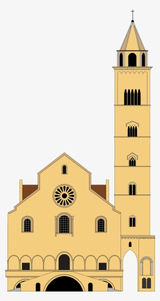 Church Architecture Building - Cattedrale Di Trani Disegno