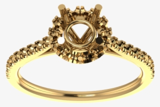 Halo Ring 1013 - Engagement Ring