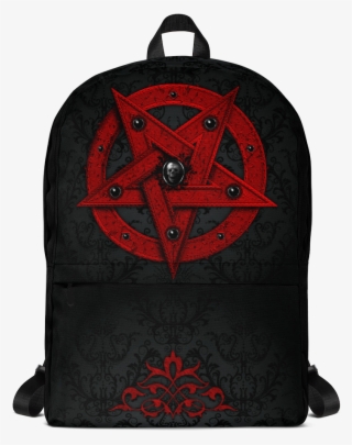 Red Pentagram Backpack - Backpack
