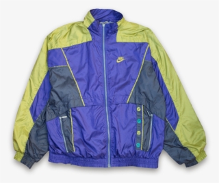 Vintage Nike Windbreaker Jacket With Silver Tag / There - Nike There Is No Finish Line Windbreaker