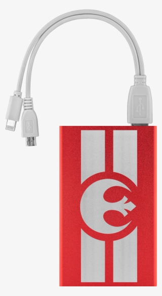 rebel alliance etched portable power bank﻿ - battery charger