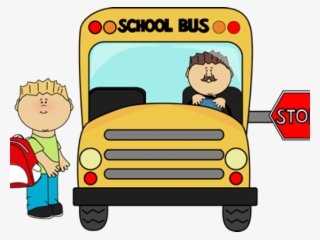 Bus Clipart Student - School Bus Driver Clipart