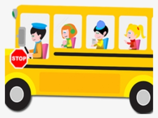 Bus Clipart Food - School Bus Cartoon Png