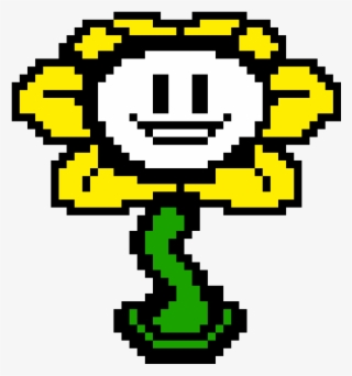 Flowey - Flowey Undertale Pixel Art