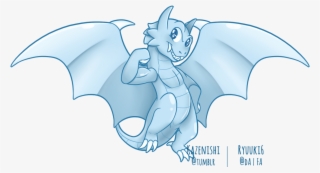White Eyes Toon Dragon - Cartoon