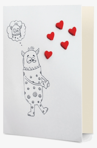 Dailyobjects Candy Hearts A5 Greeting Card Buy Online - Sketch